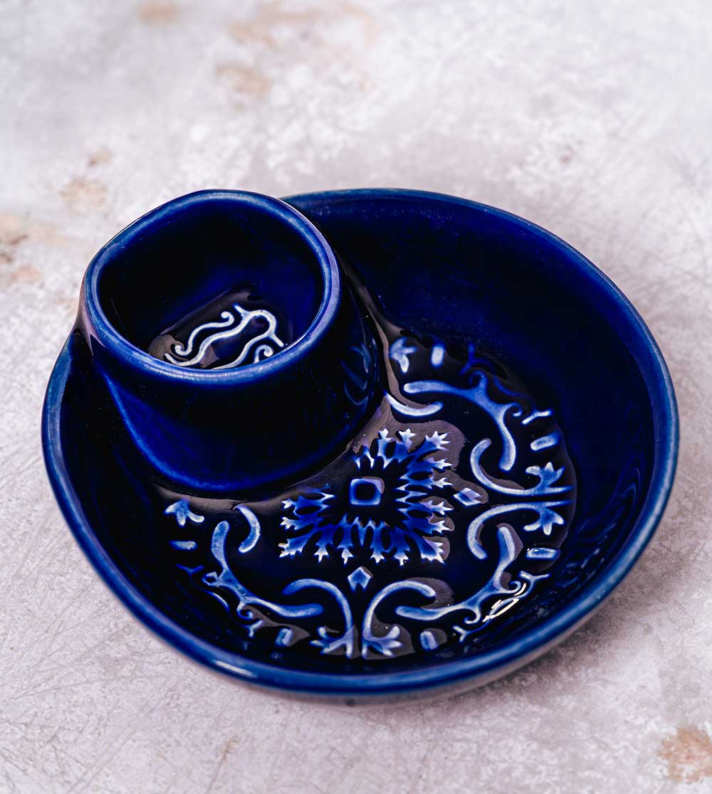 Olijvenschaaltje Azulejo Ø9,5cm - blauw