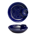 Snackbordje Azulejo Ø22,5cm - blauw