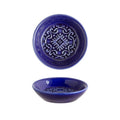 Dipschaaltje/olieschaaltje Azulejo Ø10cm - blauw - Set van 2