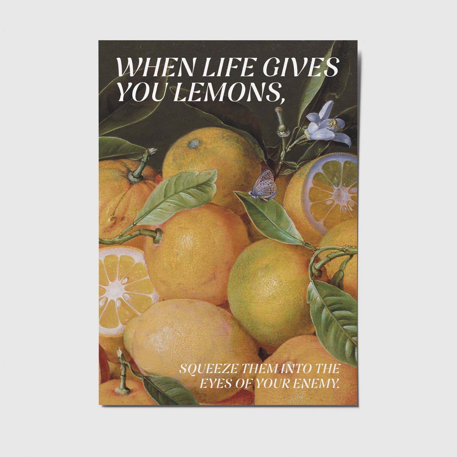 Ansichtkaart | When Life Gives You Lemons