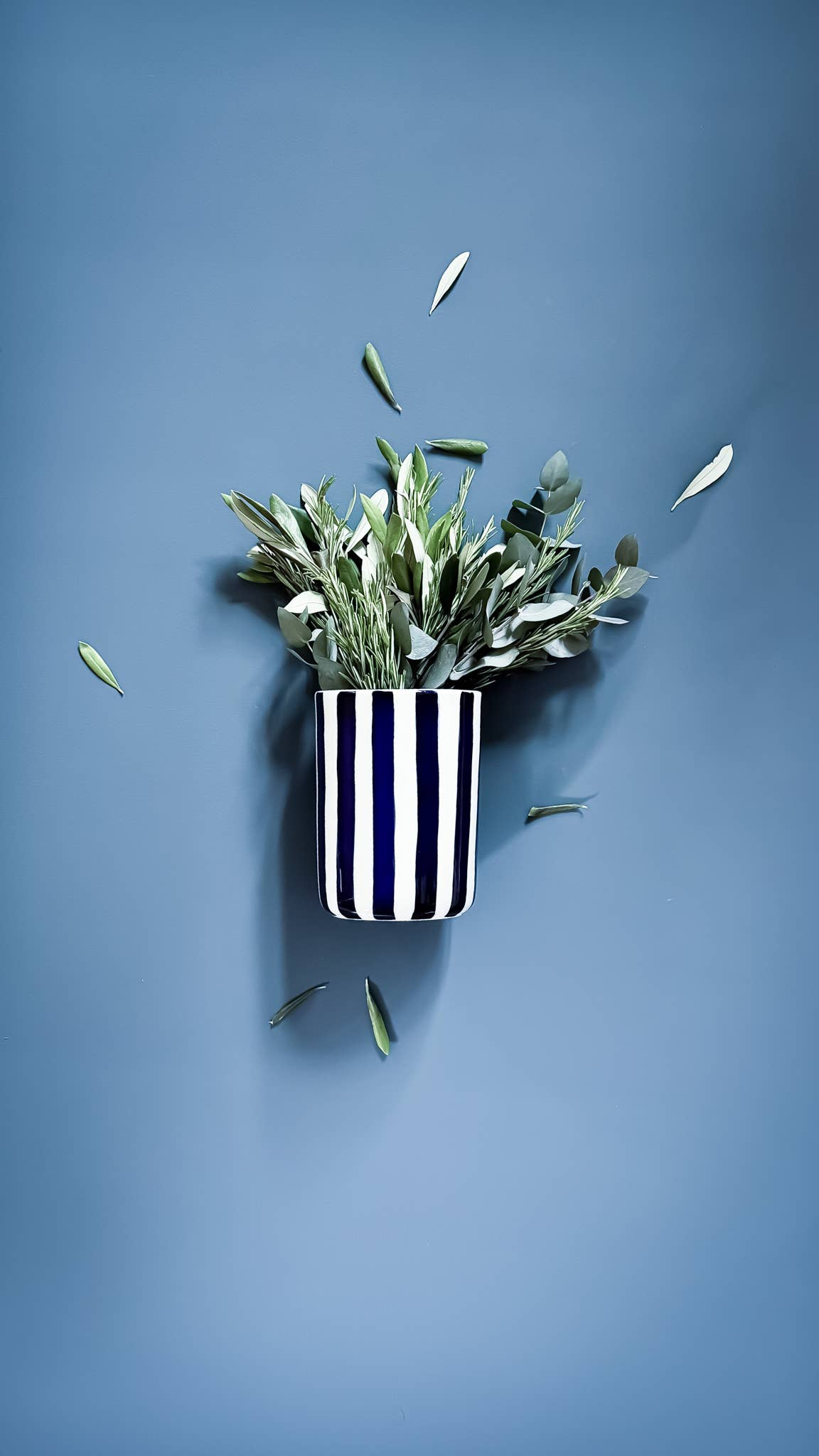 Vaas | Mare Blue - blauw strepen