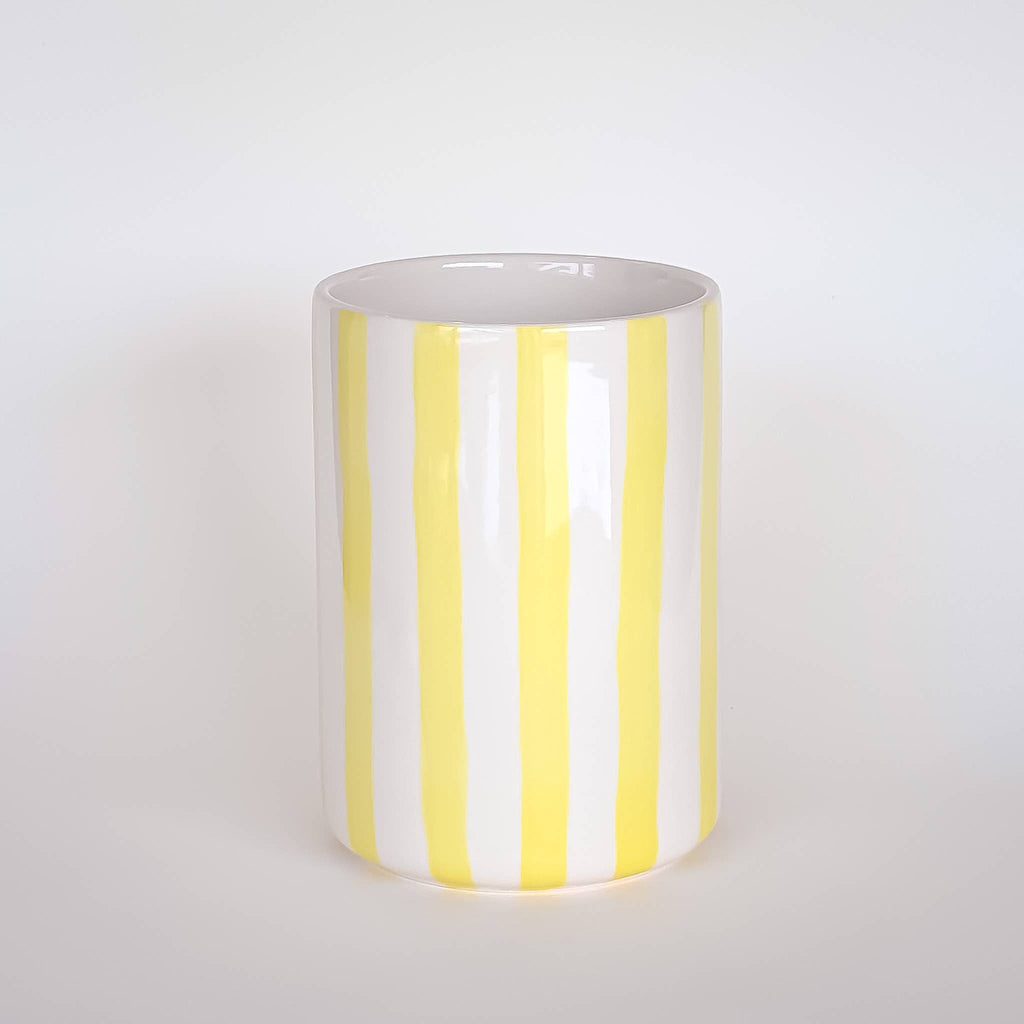 Vaas | Spiaggia Yellow - geel strepen
