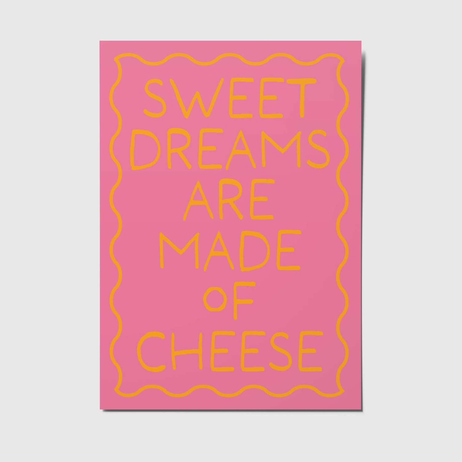 Ansichtkaart | Sweet Dreams Are Made Of Cheese