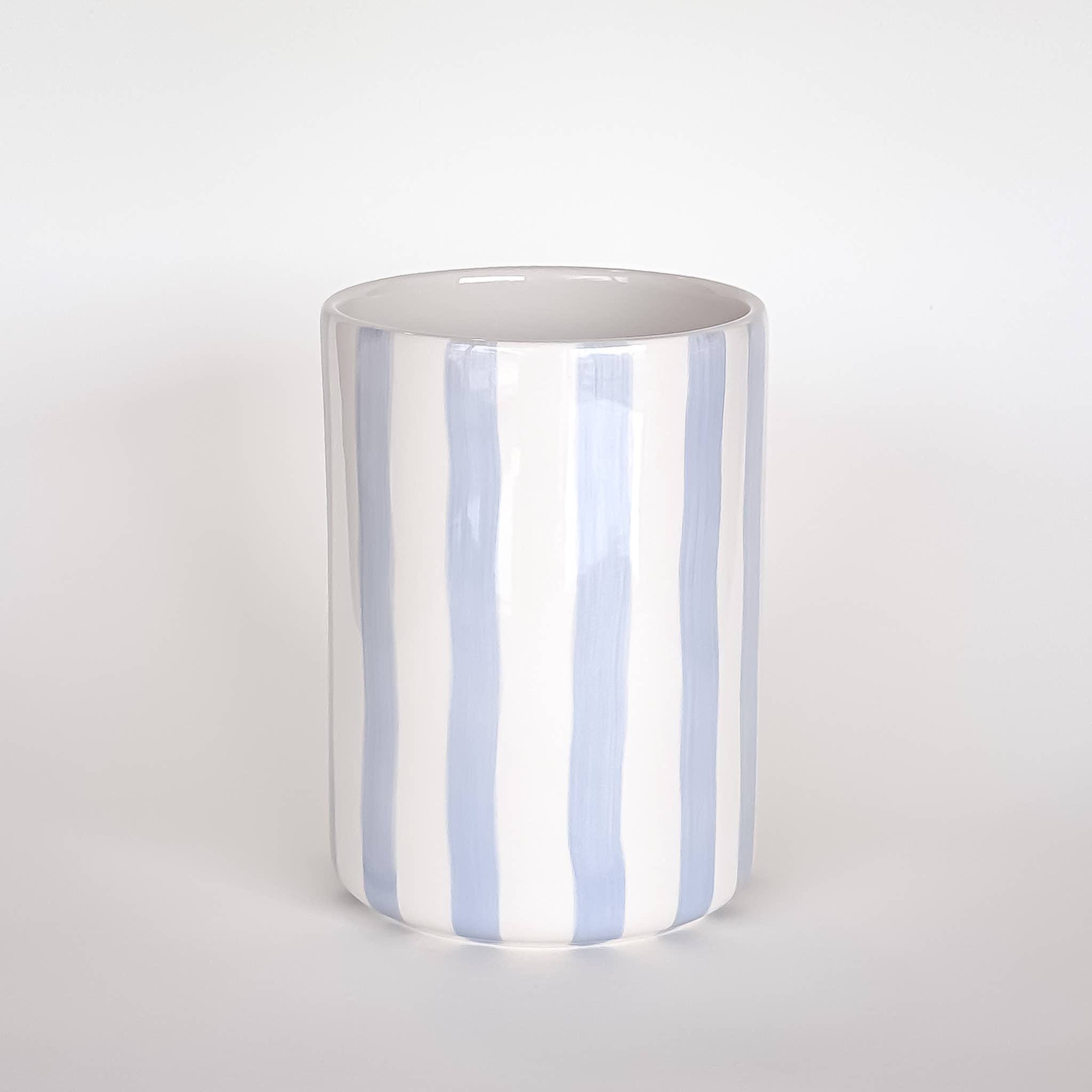 Vaas | Morning Azzurro - lichtblauw strepen