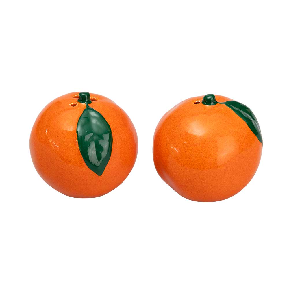 Peper-en zoutstel sinaasappel oranje