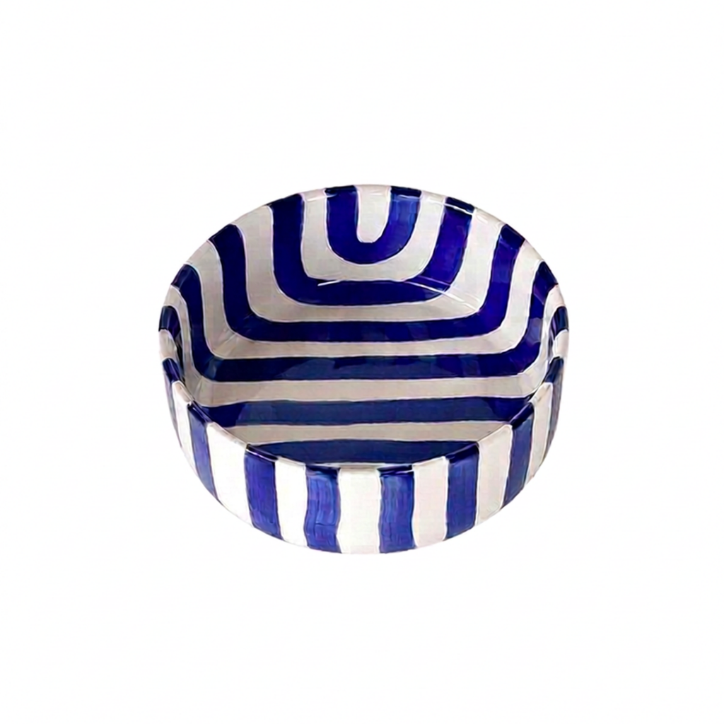 Schaaltje | Mare Blue - blauw strepen