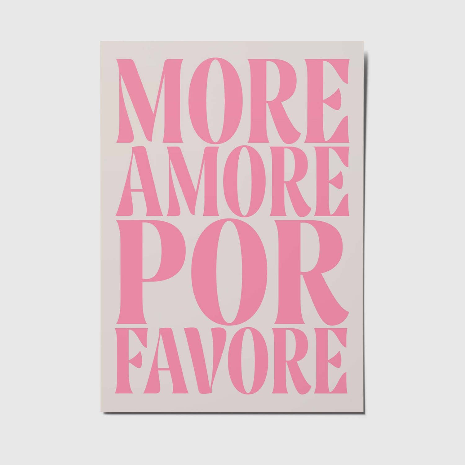 Ansichtkaart | More Amore Por Favore