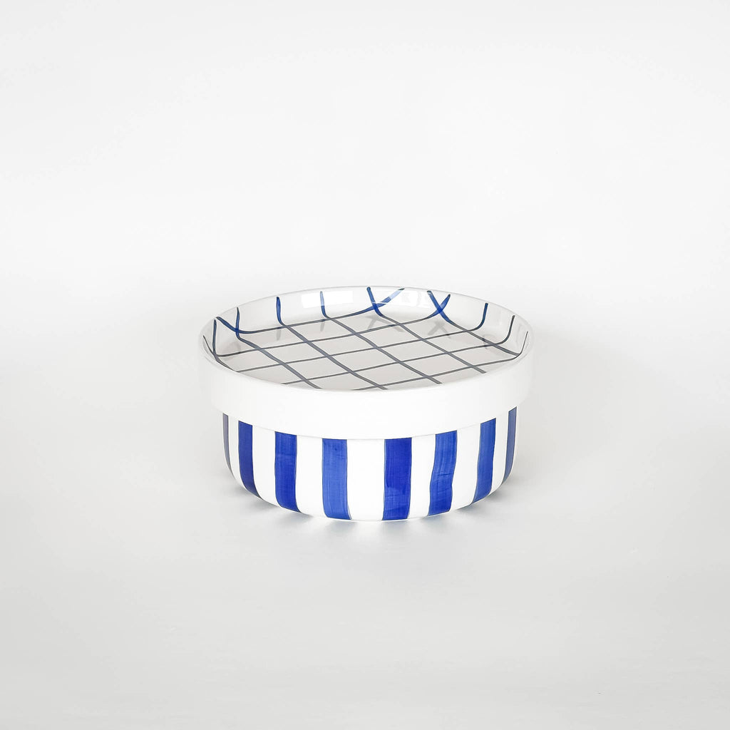 Schaaltje | Mare Blue - blauw strepen