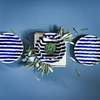 Vaas | Mare Blue - blauw strepen