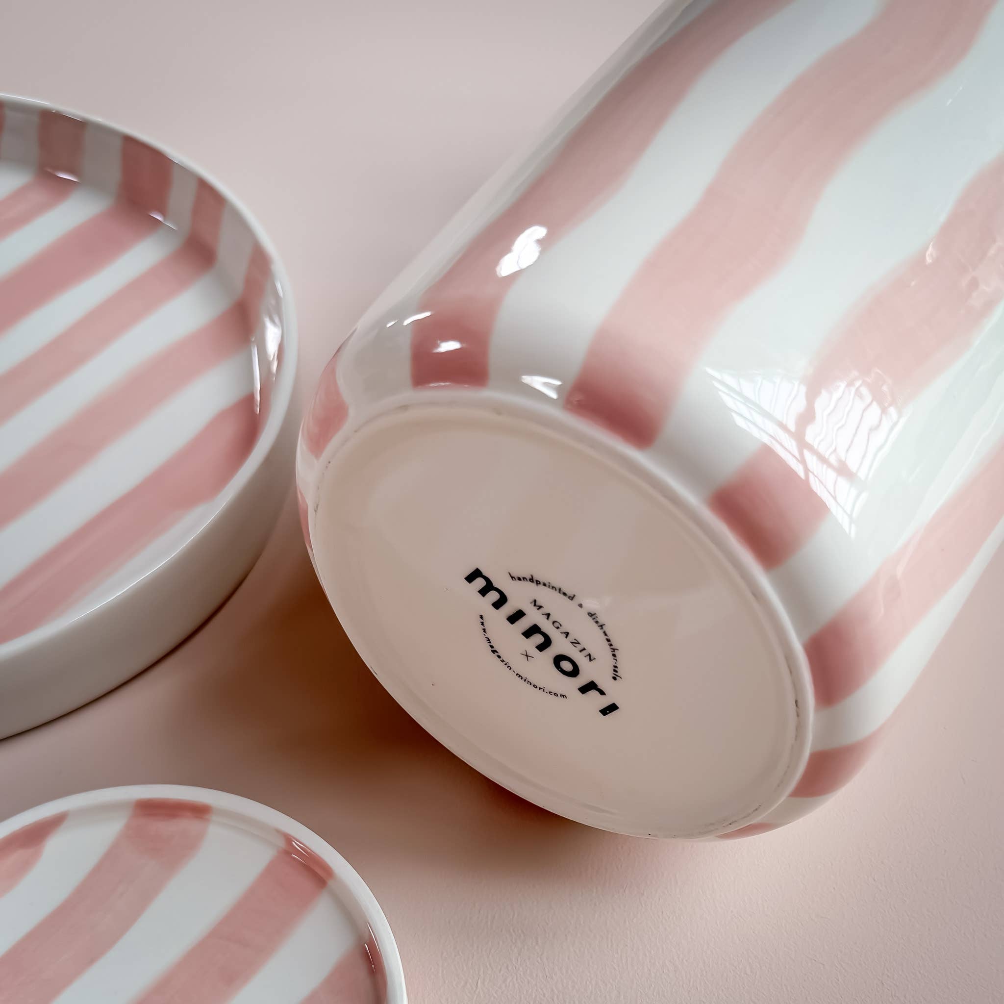 Vaas | Incanto Rose - roze strepen