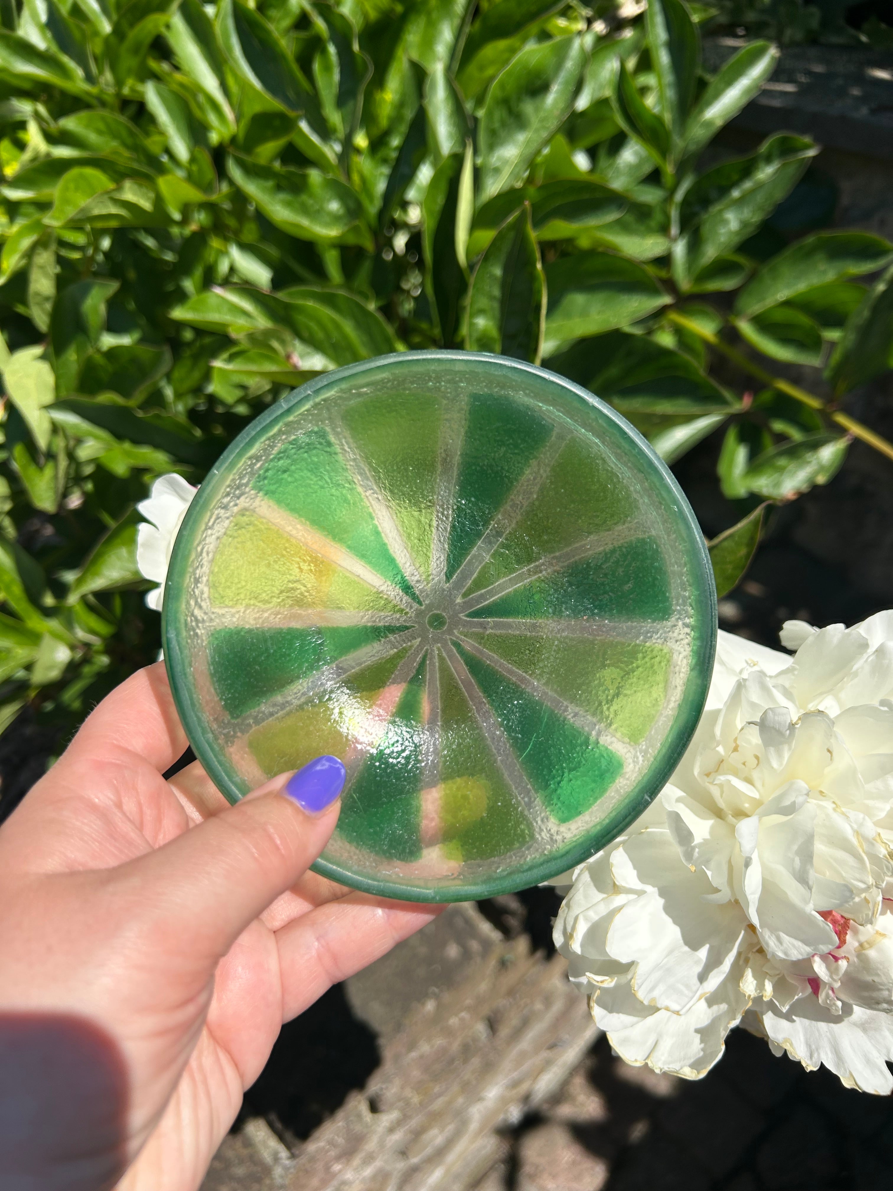 Schaaltje Glas S - Limoen - Groen