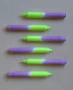 Handgemaakte Dip Dye Kaars | Flashy Neon - set 3 stuks